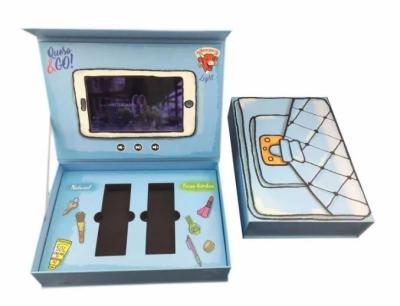 China custom 7 inch screen LCD video gift box,innovative video presentation marketing packaging box for sale