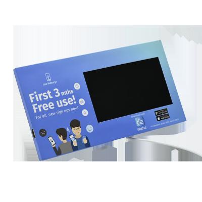 China Custom design video point of purchase display, retail LCD video pop display video shelf talker for sale