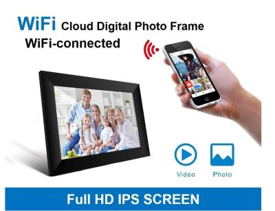 China Frameo APP 10.1 Inch Frame With Touch Screen share Photos Videos Wifi Digital Photo picture frame for sale
