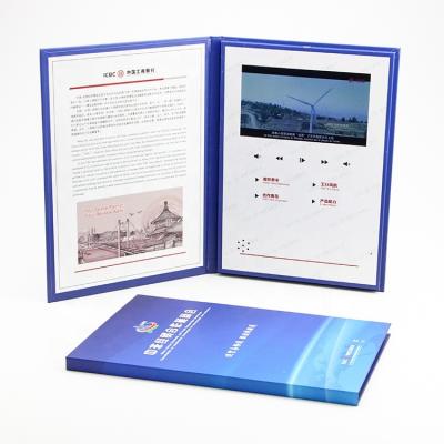 China Lcd Video Book Custom Printing LCD Video Story Book 7 Inch Video Book for sale
