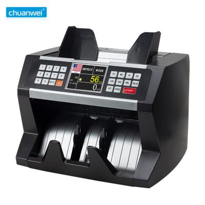 중국 UV IDR 다 통화 세는 기계 175mm EUR 정면 선적 조밀한 돈 카운터 판매용