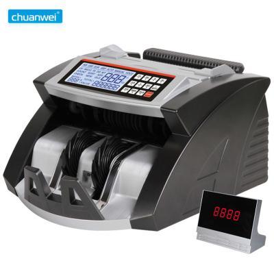 China Back Loading Money Counting Bill Counter Machines AL-6000 INR With Fake Note Detector  LCD for sale