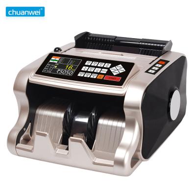 China INR TFT LCD Indian Currency Counting Machine CAD Mixed Denomination Money Counter for sale