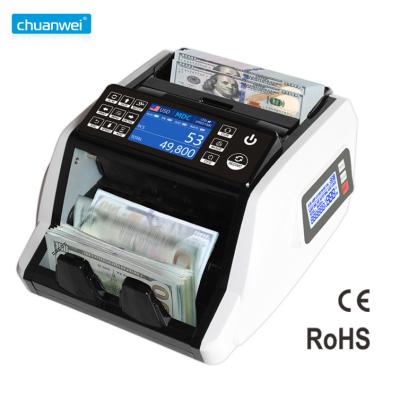 China Counter Cash Mix Note Value Counting Machine TFT GBP 0.15mm Note RoHS for sale