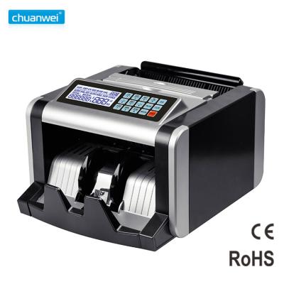 China Bill Money Counter Machines Cash que cuenta el AUD del VND de la nota de la máquina 180m m en venta