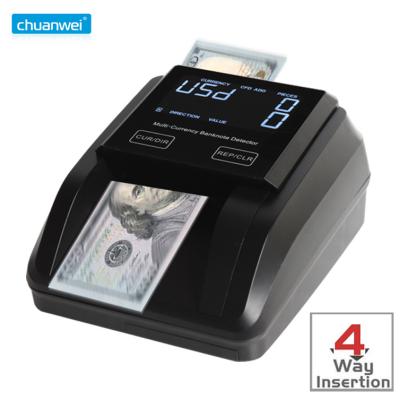 China FCC IR MG UV Counterfeit Money Detector Spectrum SGD RUB LCD Display for sale