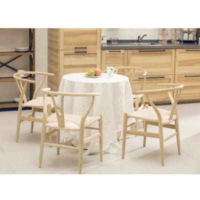 China High End Durable Solid 4PC Ash Wishbone Chair 32 In Height for sale