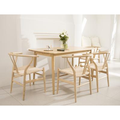 China Tomile 5PC Beech Wishbone Dining Chair Environmental Friendly for sale