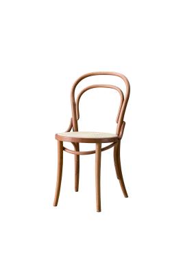 China Rattan Seat Beech H86cm Thonet Vienna Cafe Chair High Pressure Steam for sale