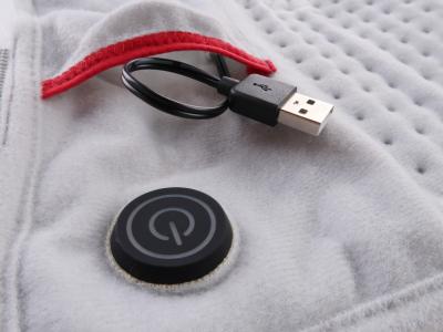 China Pad de calefacción USB de 5V 3A DC para cintura de material de poliéster en venta