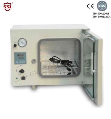 China White Small Bench Top Vacuum Drying Oven For Agriculture , 500W 20L for sale