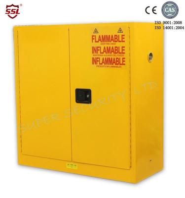 China 1.2mm Cold Rolled Steel Hazardous Chemical Storage Cabinet / Industrial Steel Cabinets 30 Gallon for sale
