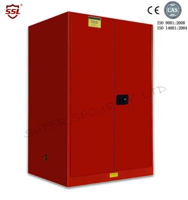China Industrial Chemical Metal Storage Cabinet With Adjustable 2 Shelves , 340l for sale