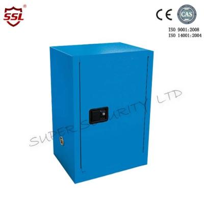 China Stainless Steel Blue Chemical Safety Cabinets For Flammables And Combustibles Fire Proof for sale