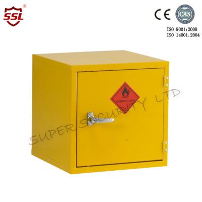 China Mini Stainless Steel Hazardous Storage Cabinet Single Door with 1 Shelf Bench Top Cabinet for sale