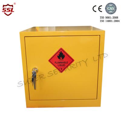China Solid Seam Welded Hazardous Storage Cabinet with Adjustable Shelves and Security Lock for sale
