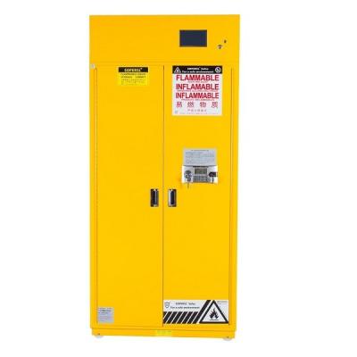 China Acid Dangerous Store In Lab Chemical Storage Cabinet Yellow 766 Litre For Liquid for sale