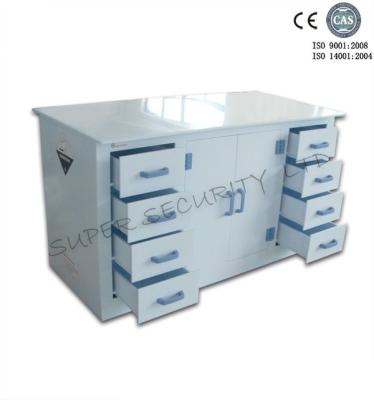 China Armário de armazenamento médico da segurança com as gavetas para armazenar a medicina com prateleiras ajustáveis à venda