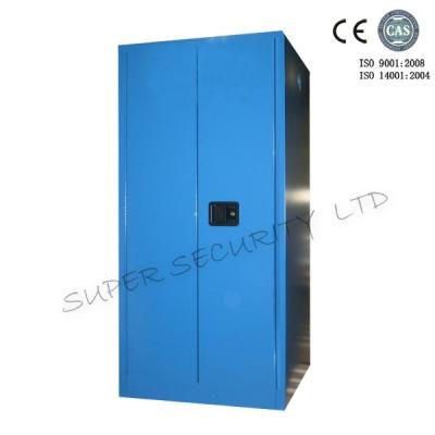 China Blue Corrosive Resistance Indoor Storage Cabinets For Hydrochloric Acid 60-Gallon for sale