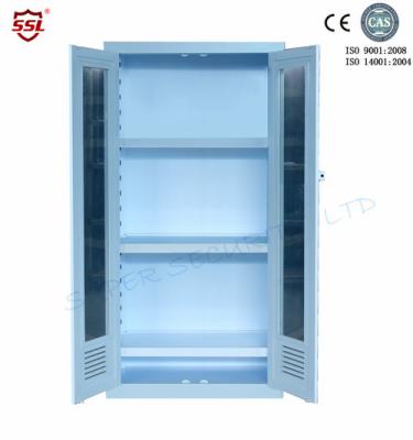 China Armário de armazenamento médico do laboratório com porta de balanço, polipropileno, 250L à venda
