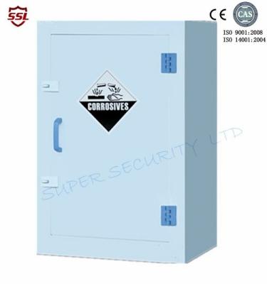 China PP Vertical Corrosive Storage Cabinet With Adjustable Shelves For Strong Acid for sale