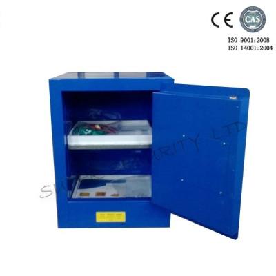 China Blue Metal Corrosive Storage Cabinet / Hazardous Storage Cupboards 30 Gallon for sale