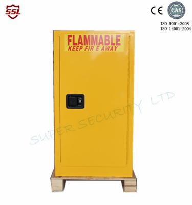 China Flammable Liquid Storage Cabinets For Chemical Materials , 15 Gallon for sale