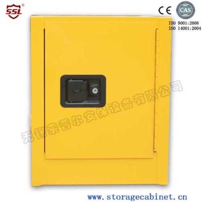China Yellow Powder Coated Flammable Chemical Storage Cabinets For Laboratory , Bench Top for sale