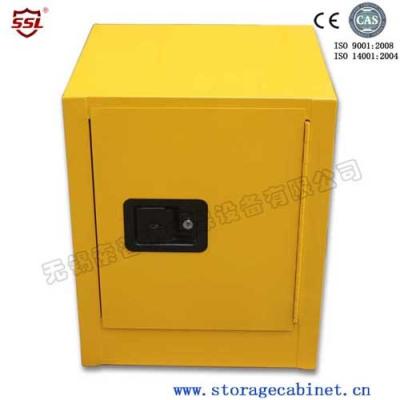 China Stainless Steel Iron Coated Flammable Yellow Powder Chemical Storage Cabinets For Laboratory  /  Bench Top for sale