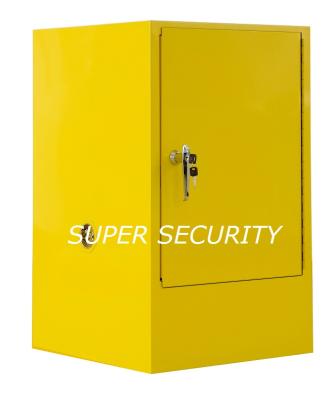 China Single Door Red Heavy Duty Steel Flammable Liquid Chemical Storage Cabinets With Doors / 1 Shelf for sale