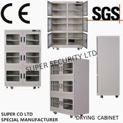 China CE SGS Customized Dehumidifier Electronic Dry Cabinet , RH Range 1 - 10% For audiovisual, precise instruments, food for sale