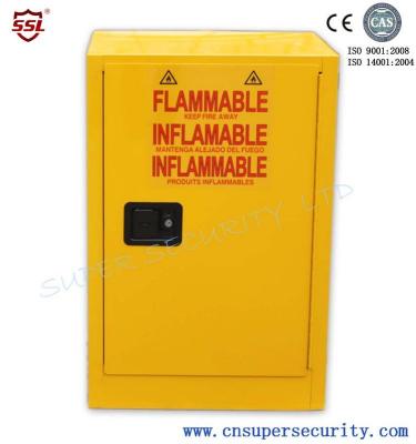 China Heavy Duty Lockable Storage Cabinet With Distinct Safety Signs And Bullet Latches for sale