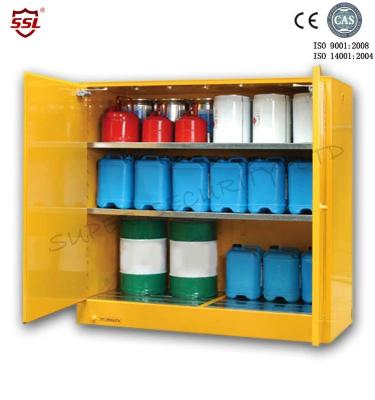 China armários de armazenamento químicos de aço do equipamento de 1.2MM para Minel/laboratório/estoque enorme dos cilindros à venda
