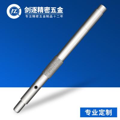 China Custom cnc machined long/short motor shaft SS304 custom stainless steel spline wheel shaft for sale