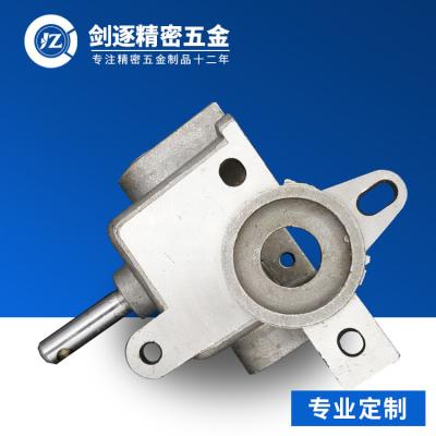 China Electric industrial 450 fan part Aluminium motor gear box with motor shaft for sale
