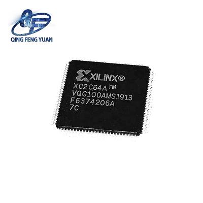 China Circuito integrado dos componentes eletrônicos de XC2C64A-7VQG100C Xilinx IC Xilinx à venda