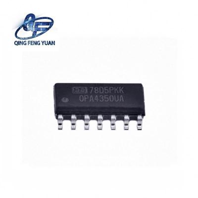 China Texas/TI OPA4350UA Electronic Components Integrated Circuit PLCC Addressable Led Microcontroller OPA4350UA IC chips for sale