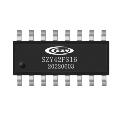 China SZY42FS16 SOP16 8-16KHz Storage Space Support Peripheral Flash Eprom Programmer Flash PWM 16bit DAC Recording Sound Chip for sale