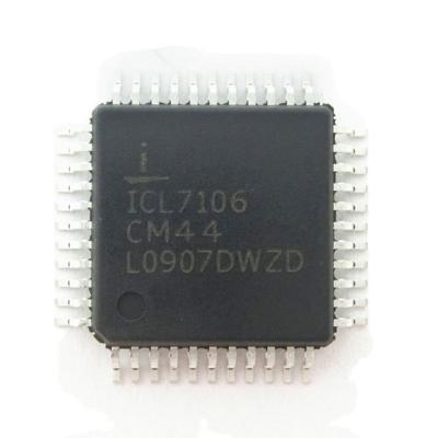 China Data Acquisition IC DISPLAY Driver 3.5DIGIT 44MQFP ICL7106CM44Z ICL7106 for sale