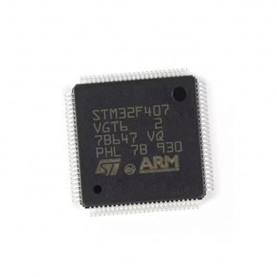 Chine (Interview vidéo en ligne) STM32F407VGT6 STM32F407 LQFP-100 Autres composants électroniques 32 bits Vieux puces ARM Emmc IC STM32F407VGT6 à vendre
