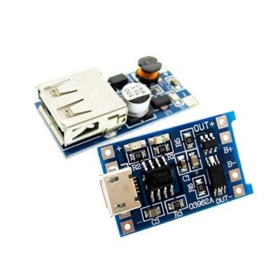 China 0.9V~5V 600MA USB Output Charger Mini DC-DC Boost Converter +1A Lithium Battery Charging TP4056 With Protection One Plate Modul for sale
