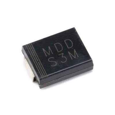 China S3A S3B S3M SMC 1N5408 3A 1000V DO-214AB Smd Rectifier Diode Electronic Components for sale