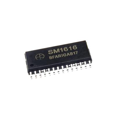 China Driver IC SM1616 SOP 28 SM1616 SOP 28 LED constant current driver IC Electronic Components Integrated Circuit for sale