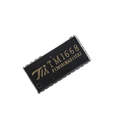 China Driver IC TM1668 TM SSOP 24 TM1668 TM SSOP 24 LCD segment driver IC Electronic Components Integrated Circuit for sale