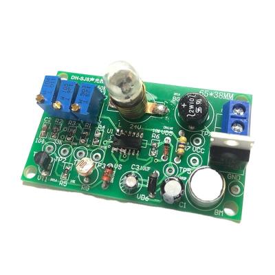China Componente electrónico Kit DIY Control de sonido de la lámpara de luz LED módulo de PCB en venta