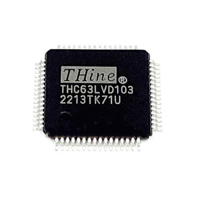 China ic component THC63LVD103D QFP64 lcd graphics PICS BOM Module Mcu Ic Chip Integrated Circuits for sale