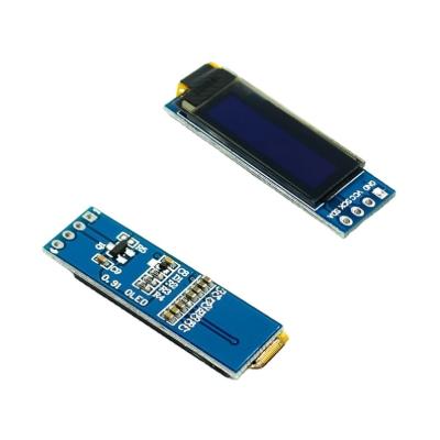 China Stock 0,91 polegadas 0,96 polegadas 1,3 polegadas azul branco amarelo verde 4/6/7 pin IIC comunicação pequeno módulo de display OLED à venda
