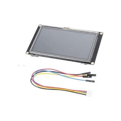 China NX8048K070-011C Exibição LCD de 7 polegadas aprimorada HMI kernel tela sensível ao toque capacitiva com caixa à venda