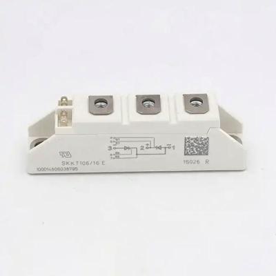 China Hot selling SKKT106/16E 106A1600V Thyristor Module Silicon Controlled Rectifier SCR Temperature Control for sale