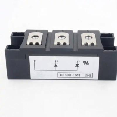 China Hot selling MDD200-16N1 Half Bridge Rectifier 224A1600V High Power Diode Module original new for sale